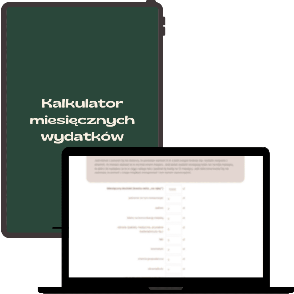 Kalkulator miesięcznych wydatków